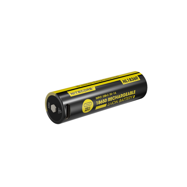 Nitecore NL1836R Li-ion batéria, 3600 mAh, USB-C nabíjanie